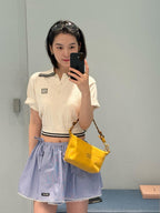 2026 Women’s MM Logo Check Skirt (FF724)