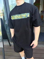 [VIP Exclusive] 2026 New Balen Tape Graffiti Short-Sleeved T-Shirt (CC972-A20)