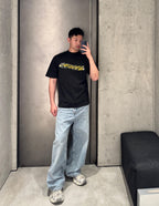 [VIP Exclusive] 2026 New Balen Tape Graffiti Short-Sleeved T-Shirt (CC972-A20)