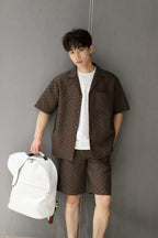 2026 New Arrival GU All-Over Jacquard Print Shorts (AA578-A80)