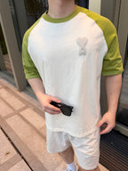 [VIP Exclusive] 2026 New Heart A Crochet Patchwork Short-Sleeved Top (BB823-A15)