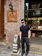 [VIP Exclusive] 2026 New Triangle Brand Short-Sleeved Sweater with Triangle Logo (AA569-A50)