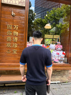 [VIP Exclusive] 2026 New Triangle Brand Short-Sleeved Sweater with Triangle Logo (AA569-A50)