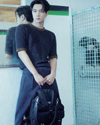 [VIP Exclusive] 2026 New Triangle Brand Short-Sleeved Sweater with Triangle Logo (AA569-A50)