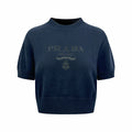 2026 Women’s Triangle Brand Embroidered Cropped Jumper (FF734)