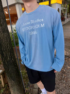 2026 New Acn Long-Sleeved T-Shirt with Distressed Printed Logo (CC975-A40)