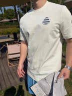 [VIP Exclusive] 2026 New Mon Striped Logo Patch Short-Sleeved T-Shirt (AA612-A10)