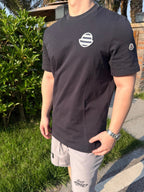 [VIP Exclusive] 2026 New Mon Striped Logo Patch Short-Sleeved T-Shirt (AA612-A10)