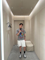 [VIP Exclusive] 2026 New Balen Tape Graffiti Shorts (CC986-A60)