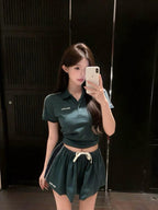 2026 Women’s MM Logo Embroidered Skirt (FF703)