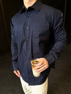 [VIP Exclusive] 2026 New Way Two-Tone Embroidered Patch Pocket Shirt (CC944-B30)