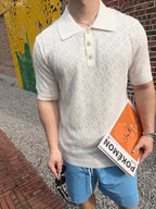 [VIP Exclusive] 2026 New Arrival FF Jacquard Polo Neck Knit Jumper (AA622-A75)