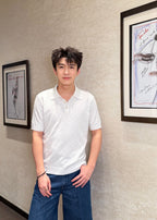 [VIP Exclusive] 2026 New Arrival FF Jacquard Polo Neck Knit Jumper (AA622-A75)