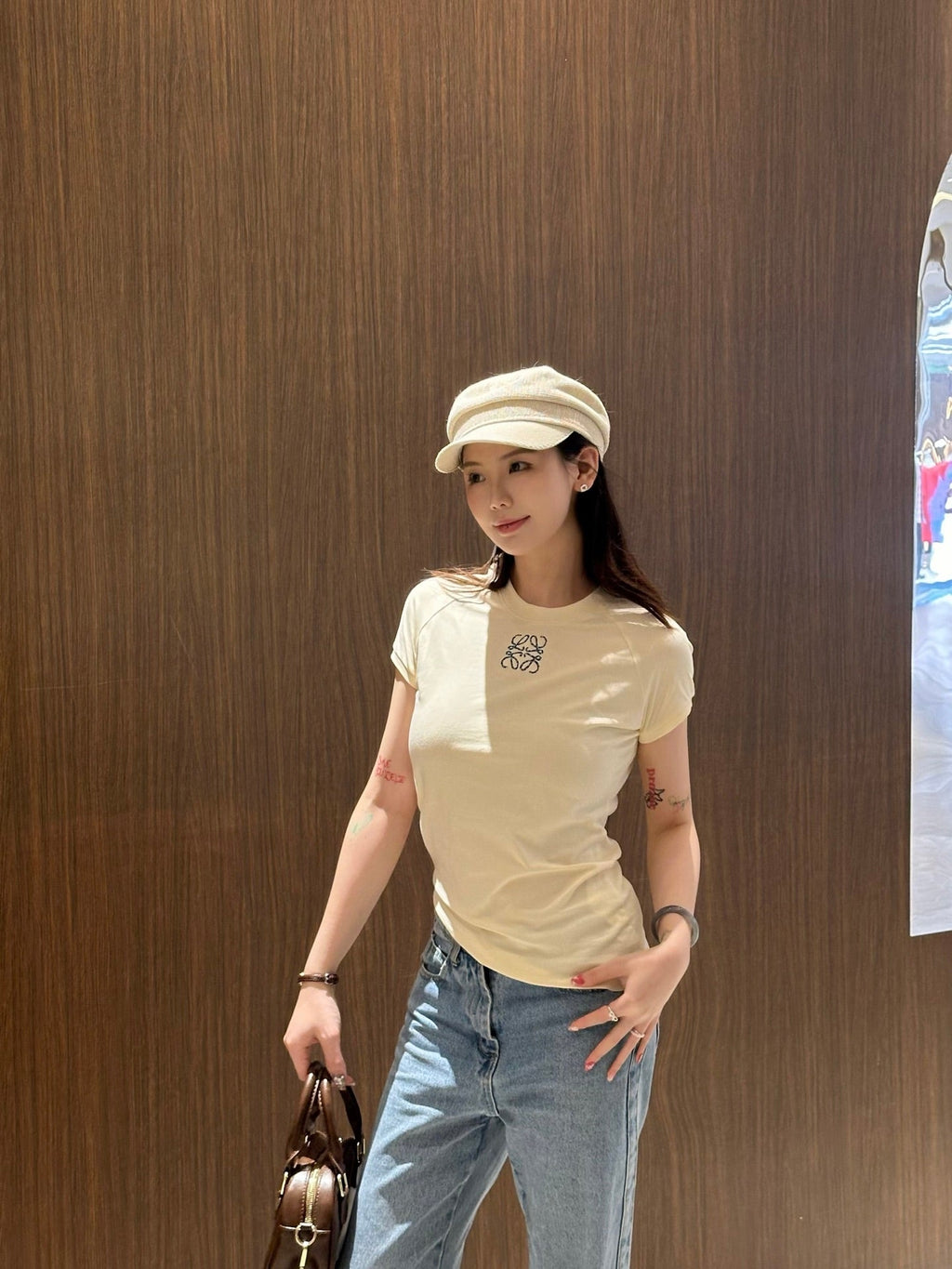2026 Women’s Way Mosaic Embroidered Short-Sleeved Top (DD128)