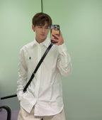 [VIP Exclusive] 2026 New Triangle Brand Embroidered Logo Shirt (BB858-B15)