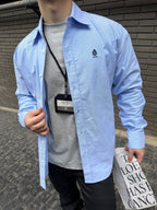 [VIP Exclusive] 2026 New Triangle Brand Embroidered Logo Shirt (BB858-B15)