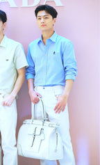 [VIP Exclusive] 2026 New Triangle Brand Embroidered Logo Shirt (BB858-B15)