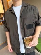 [VIP Exclusive] 2026 New Mon Logo Patch Pocket Short-Sleeved Shirt (AA613-A85)