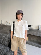 2026 Women’s RL Embroidered Linen Shorts (FF749)
