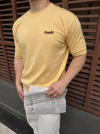 [VIP Exclusive] 2026 New Triangle Brand Logo Embroidered Short-Sleeved Jumper (AA619-A50)