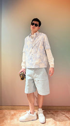[VIP Exclusive] 2026 New Arrival: LY Embroidered Denim Shorts (BB839-A80)