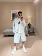 [VIP Exclusive] 2026 New Arrival: LY Embroidered Denim Shorts (BB839-A80)