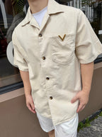 [VIP Exclusive] 2026 New Style VA Logo Denim Shirt (AA618-A85)