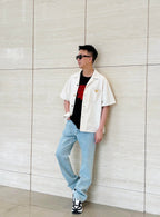 [VIP Exclusive] 2026 New Style VA Logo Denim Shirt (AA618-A85)