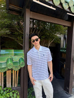 [VIP Exclusive] 2026 New Triangle Brand Logo Striped Polo Shirt (CC992-A60)