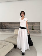 2026 Women's RL Embroidered Lace Edge Skirt (FF748)