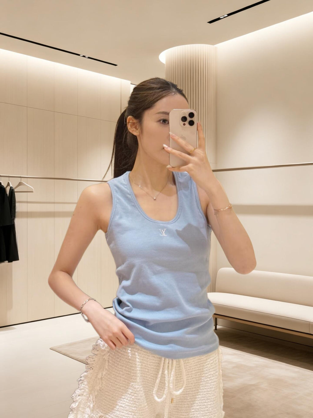 2026 Women's LY Embroidered Tank Top (EE437)