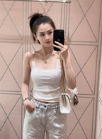 2026 Women's GU Shoulder Strap Blouse (DD141)