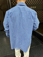 [VIP Exclusive] 2026 New Style Way Embroidered Checkered Shirt (AA647-B30)