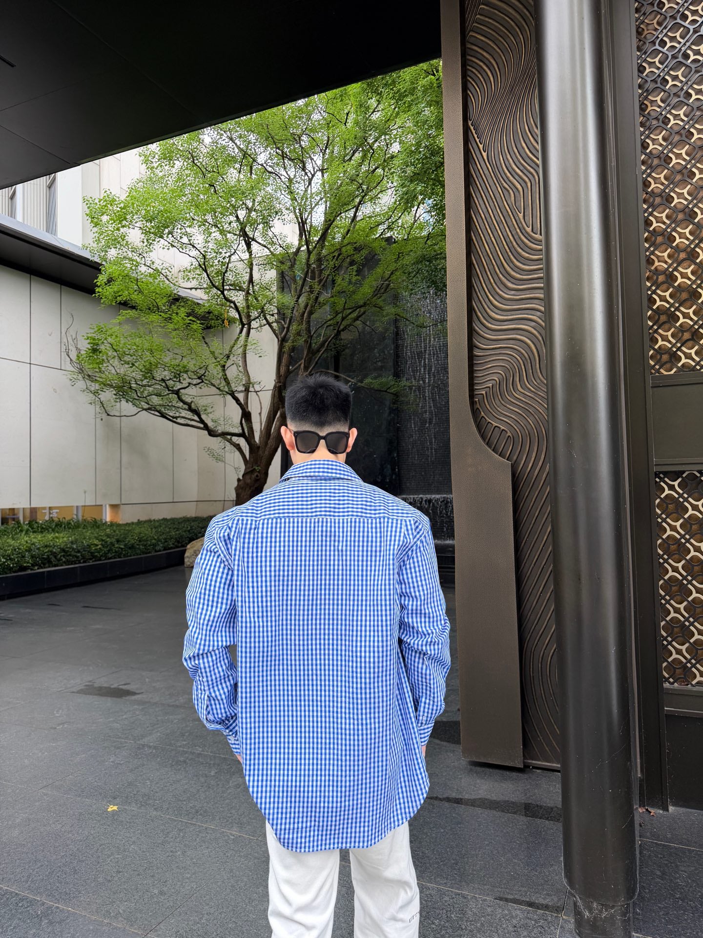 2026 New Style Way Embroidered Checkered Shirt (AA647-B30)