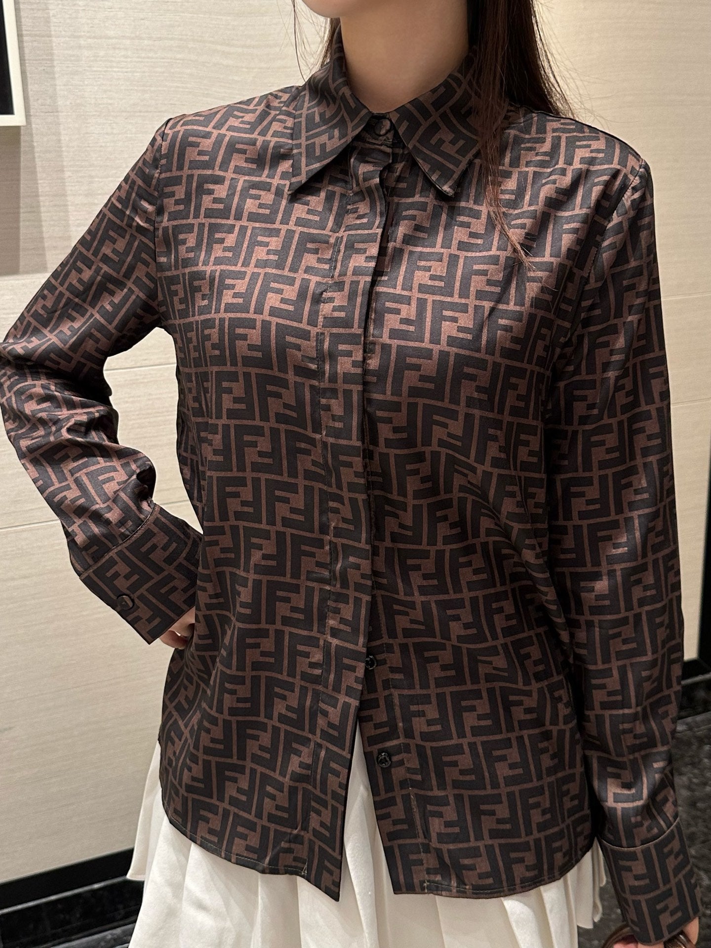 2026 Women's FF Full-Print Shirt (DD152)