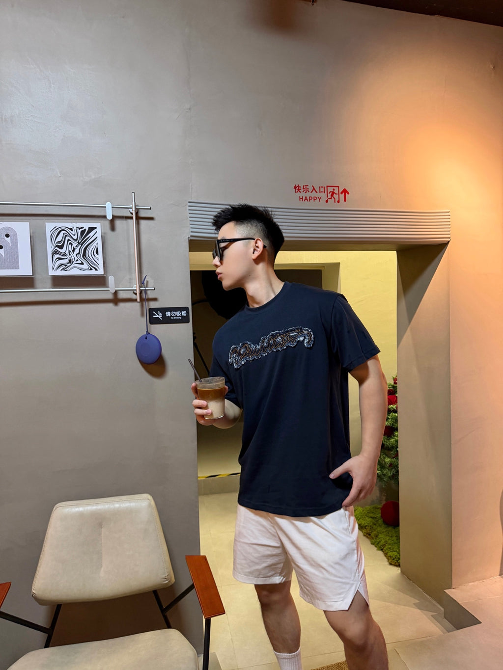 2026 New Model LY Logo Denim Short Sleeve (BB889-A20)