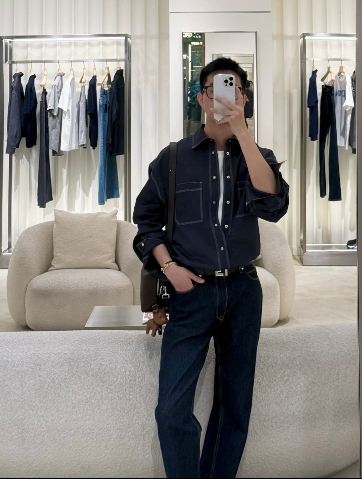 2026 New Model FF Embroidered Contrast Shirt (BB881-B35)