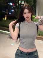 2026 Women's MM Logo Short-Sleeved Sweater (FF788)
