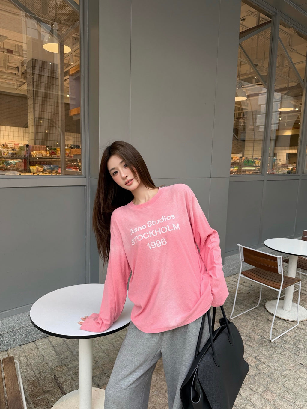 2026 Women's MM Embroidered Vintage Logo Long Sleeve (FF750)