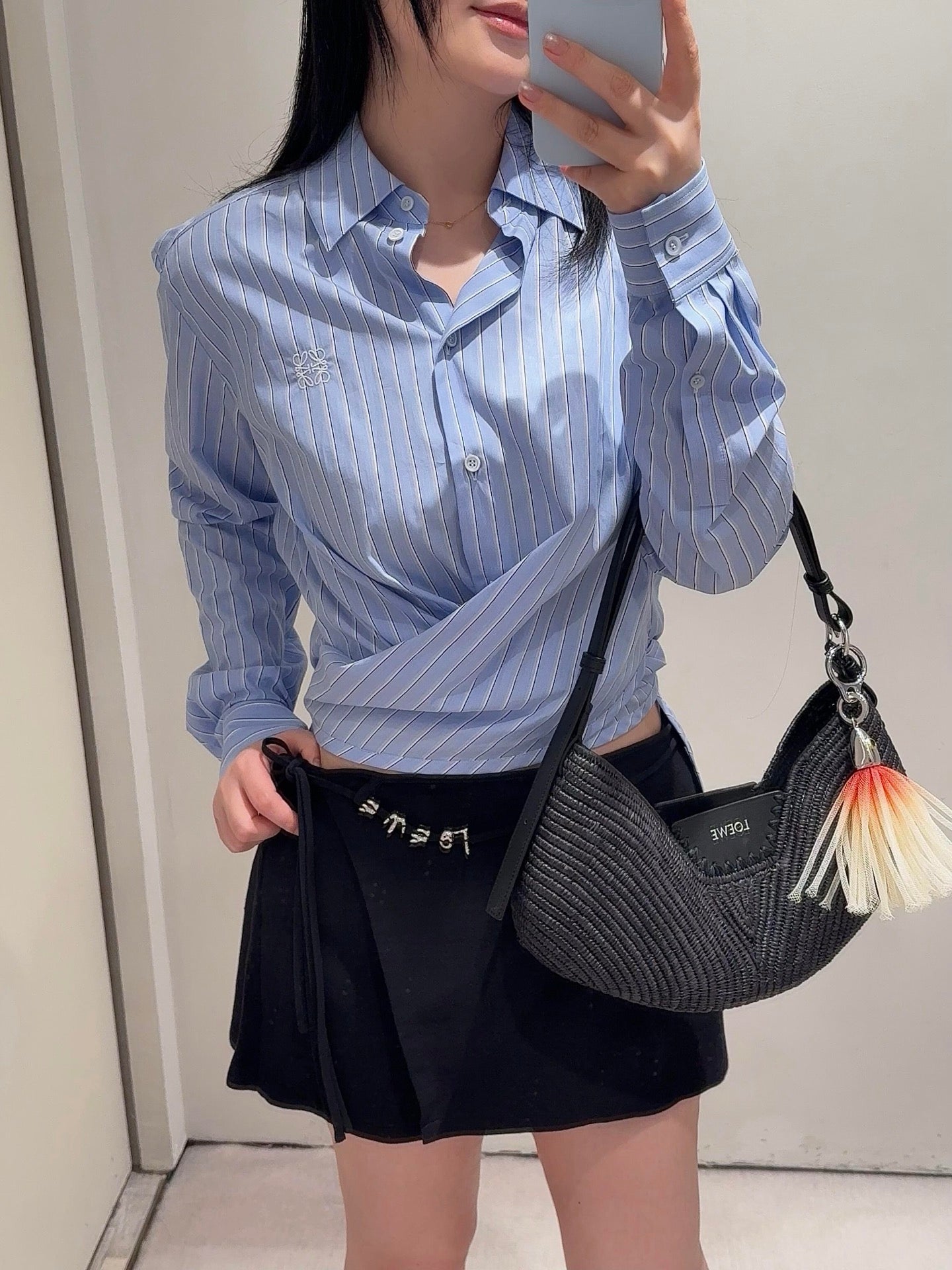 2026 Women's Way Letter Metal Short Skirt (FF781)