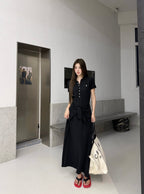 2026 Women's RL Embroidered Polo Neck Dress (FF785)