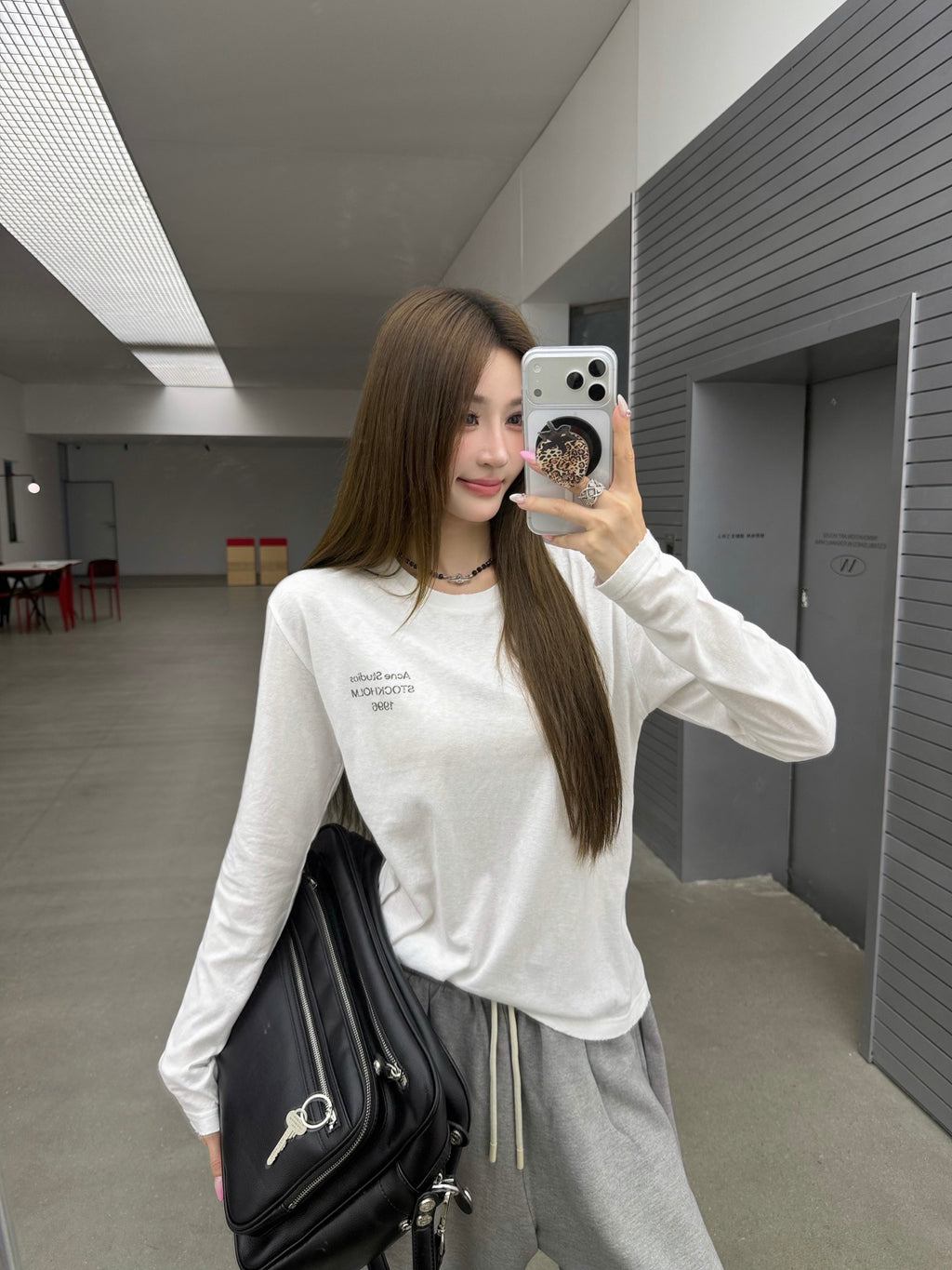 2026 Women's Acn Logo Printed Long-Sleeved (FF793)