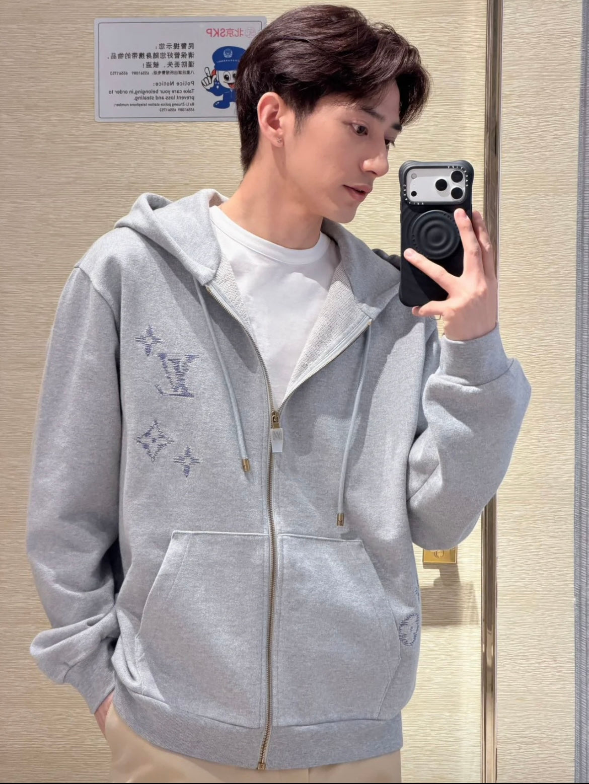 2026 new model LY logo embroidered zipper coat (BB896-B40)