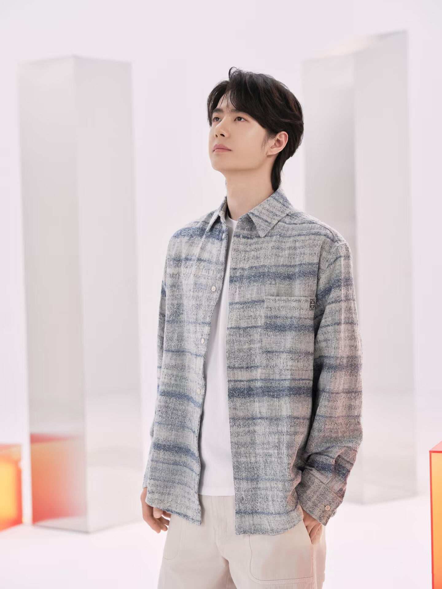 2026 New Style Way Embroidered Denim Shirt (BB873-B45)