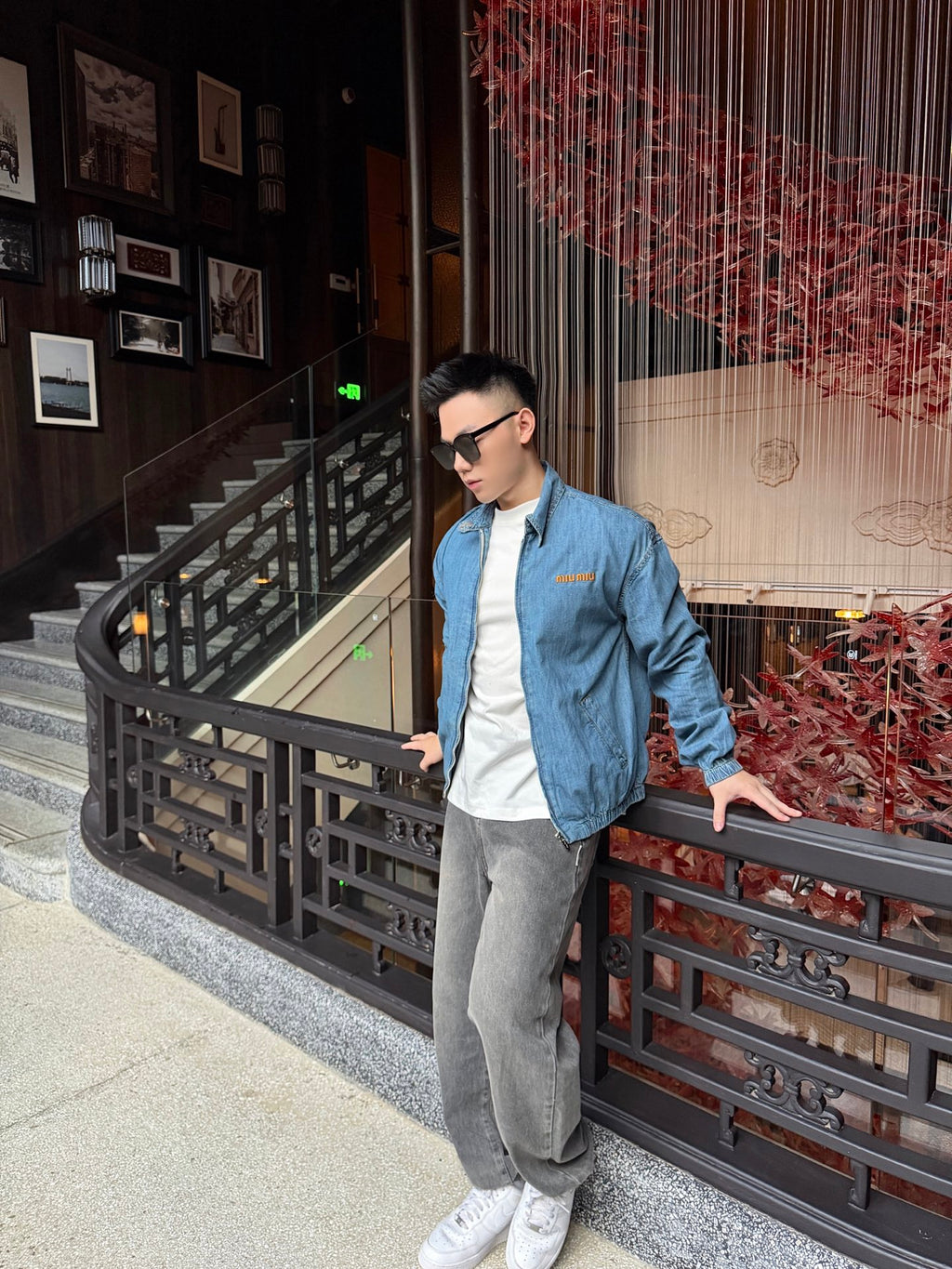 2026 New MM Embroidered Logo Denim Jacket (BB894-B65)