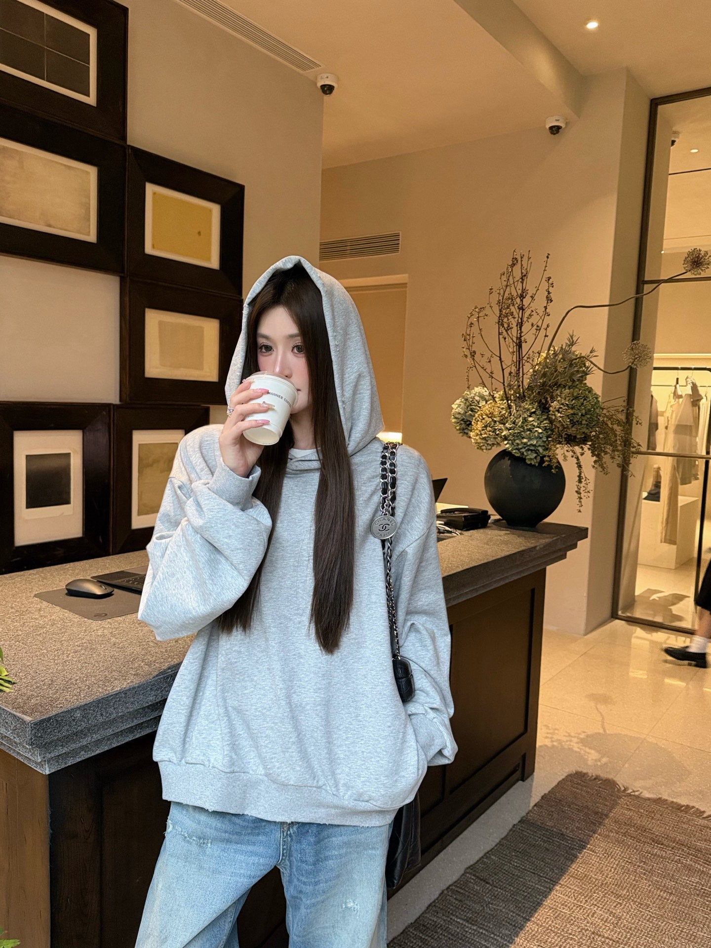 2026 Women's Acn Printed Vintage Logo Hooded Sweatshirt (FF761)