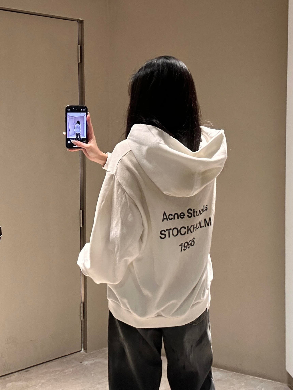 2026 Women's Acn Printed Vintage Logo Hooded Sweatshirt (FF761)