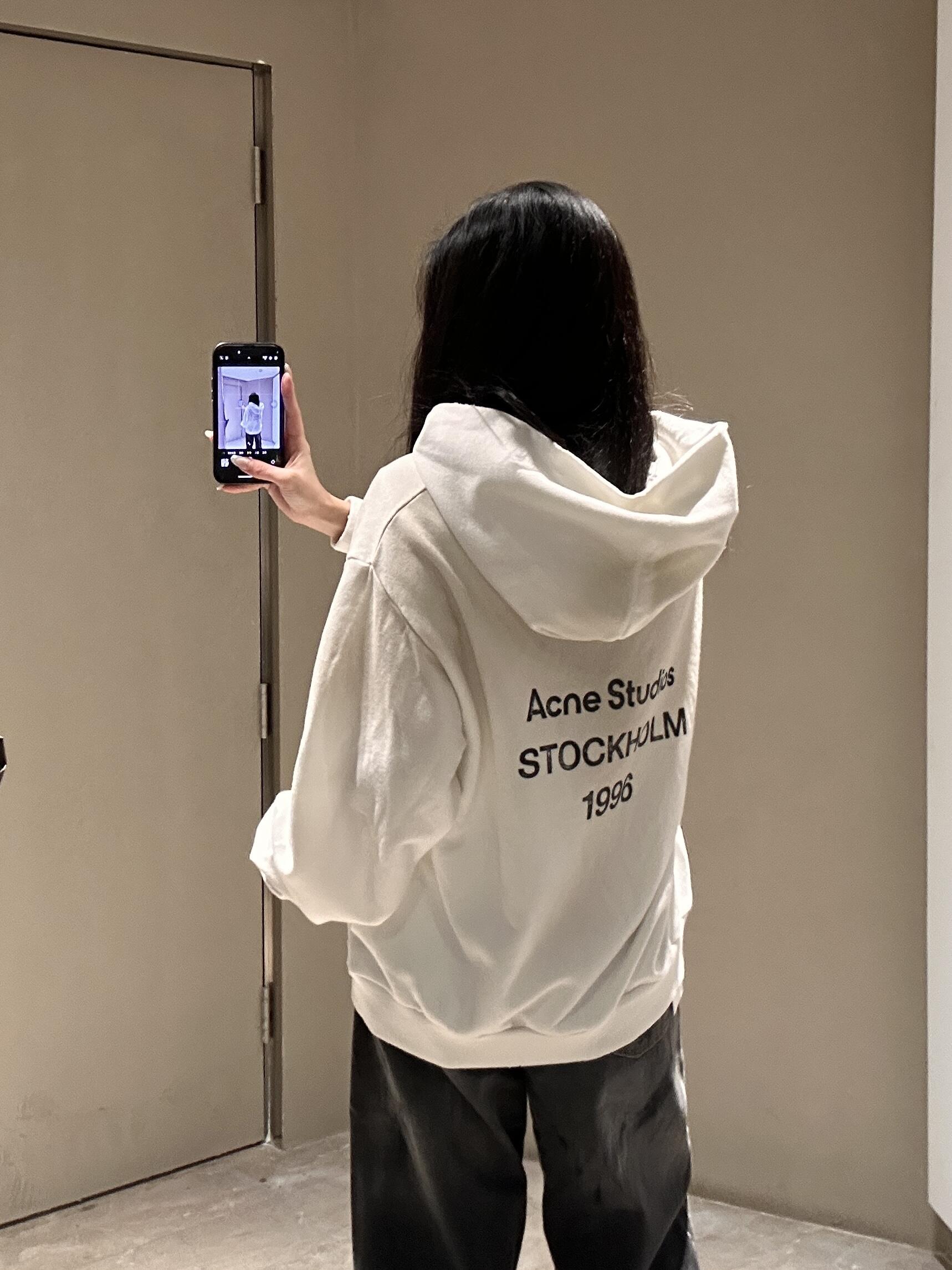 2026 Women's Acn Printed Vintage Logo Hooded Sweatshirt (FF761)