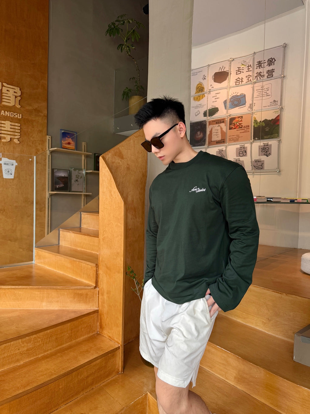 2026 New Model Acn Embroidered Long-Sleeved Shirt (BB903-A60)