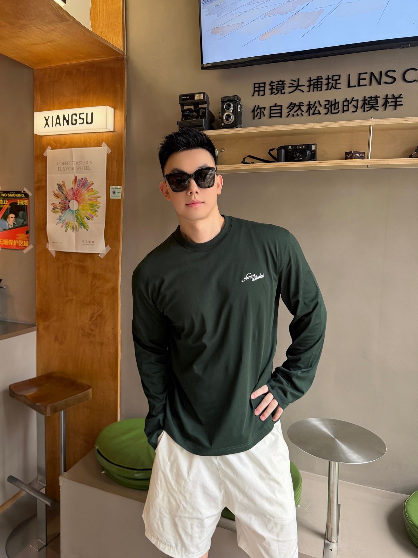 2026 New Model Acn Embroidered Long-Sleeved Shirt (BB903-A60)